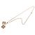 Chanel Coco Mark No. 5 Platten-Kettenhalskette Golden - Ansicht 3