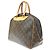 Louis Vuitton Deauville Monogram Canvas MM Castaño - vista 4