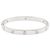 Bracciale Cartier Love in oro bianco 18K D'oro