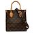 Louis Vuitton Monogram Sac Plat BB Handtasche Braun Monogramm