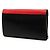 Céline Celine Pocket Large Schultertasche mit Kette und Klappe Schwarz Weiß Rot - Ansicht 2