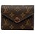 Louis Vuitton Monogram Tri-fold Wallet Brown