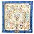 Hermès Hermes Carre 90 Oriental Stones and Western Stonework Schal Weiß Mehrfarben