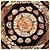 Hermès Lenço Hermes Carre 90 Rocaille Seashell Preto Multicor - vista 2
