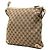 Borsa a tracolla Gucci GG Canvas Abbey Nero Beige Crudo - vista 2