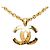 Chanel Coco Mark Vintage lange Halskette 94P Golden