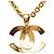 Chanel Coco Mark Vintage lange Halskette 94P Golden - Ansicht 2