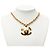 Chanel Coco Mark Vintage lange Halskette 94P Golden - Ansicht 5