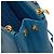 Borsa a mano/Borsa a tracolla Prada Galleria con placca logo triangolare Blu - vista 12