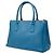 Borsa a mano/Borsa a tracolla Prada Galleria con placca logo triangolare Blu - vista 2