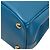 Borsa a mano/Borsa a tracolla Prada Galleria con placca logo triangolare Blu - vista 6