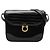 Borsa a tracolla Salvatore Ferragamo Gancini Nero
