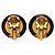 Chanel Vintage Coco Mark Ohrringe Schwarz Roh - Ansicht 2