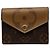 Louis Vuitton Monogram Giant Reverse Portefeuille Zoe Tri-fold Wallet Castaño Monograma