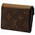 Louis Vuitton Monogram Giant Reverse Portefeuille Zoe Tri-fold Wallet Castaño Monograma - vista 2