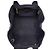 Bolsa média Prada em Canapa com placa de logo triângulo Azul marinho - vista 8