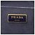 Bolsa média Prada em Canapa com placa de logo triângulo Azul marinho - vista 9
