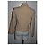Pinko Diamond Print Cotton Zip-Up Jacket Brown Beige - view 4