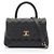 Bolso Chanel Coco Handle Flap Matelassé Negro