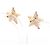 Brincos Chanel Coco Mark Star B24P Preto Dourado - vista 2