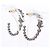 Chanel Coco Mark Star Creolen Silber - Ansicht 3