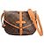 Louis Vuitton Saumur 30 Monogram Schultertasche Braun