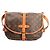 Louis Vuitton Saumur 30 Monogram Schultertasche Braun - Ansicht 3