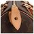 Bolso de mano Louis Vuitton Speedy 25 Monogram Castaño - vista 12