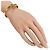 Autre Marque Bracciale rigido Tiffany & Co. T Square Wrap in oro giallo 18K - vista 2