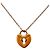Autre Marque Collana Heart Lock di Tiffany & Co. in oro rosa 18K