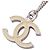 Colar Chanel Coco Mark Prata Cru