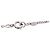 Colar Chanel Coco Mark Prata Cru - vista 3