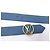 NEU LOUIS VUITTON LV CIRCLE WENDELGÜRTEL LEINWAND & LEDER 85 BLAU - Ansicht 11