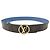 NEU LOUIS VUITTON LV CIRCLE WENDELGÜRTEL LEINWAND & LEDER 85 BLAU - Ansicht 2