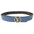 NEU LOUIS VUITTON LV CIRCLE WENDELGÜRTEL LEINWAND & LEDER 85 BLAU - Ansicht 7