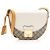Borsa a tracolla piccola Gucci GG Supreme Padlock Saddle Marrone Beige
