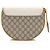 Borsa a tracolla piccola Gucci GG Supreme Padlock Saddle Marrone Beige - vista 3