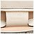 Borsa a tracolla piccola Gucci GG Supreme Padlock Saddle Marrone Beige - vista 5