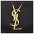 Autre Marque Borsa cintura classica Saint Laurent in pelle di vitello Monogram Cassandre Nero - vista 9