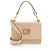 Borsa a spalla media Fendi Leather Kan I F Marrone Beige