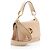 Borsa a spalla media Fendi Leather Kan I F Marrone Beige - vista 2