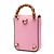 Mini mochila Gucci Bamboo Rosa - vista 2