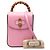 Mini mochila Gucci Bamboo Rosa - vista 7