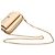 Bolso de hombro Gucci GG Super Mini Castaño Beige - Ansicht 4