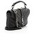 Autre Marque Bolso de hombro mini College de piel de becerro acolchada con monograma Saint Laurent Negro - vista 2