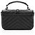 Autre Marque Bolso de hombro mini College de piel de becerro acolchada con monograma Saint Laurent Negro - vista 3