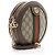 Borsa a tracolla mini rotonda Gucci GG Supreme Ophidia Marrone Beige - vista 2