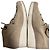 Autre Marque Chaussures en cuir daim perforé Robert Clergerie Beige - vue 13