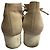 Autre Marque Chaussures en cuir daim perforé Robert Clergerie Beige - vue 5