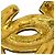 Broche Chanel Coco Mark Dourado